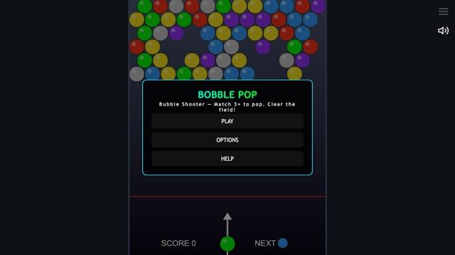 A real frame of Bobble Pop