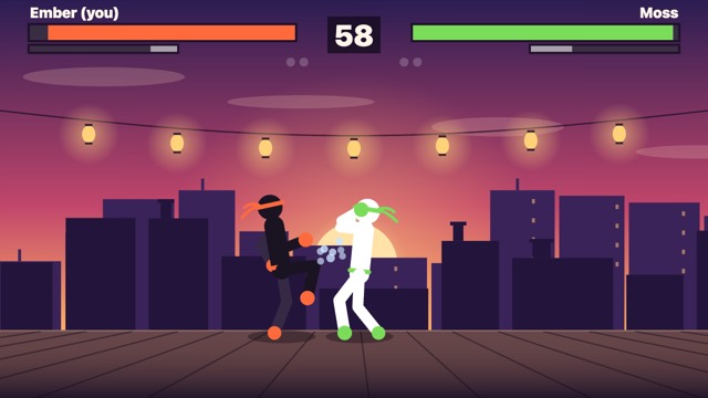 A real frame of Dusk Duel