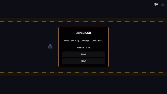 A real frame of Jetdash