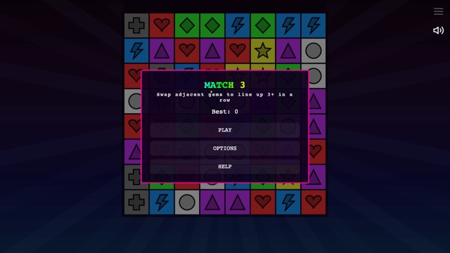 A real frame of Match Three