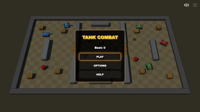 A real frame of Tank Combat