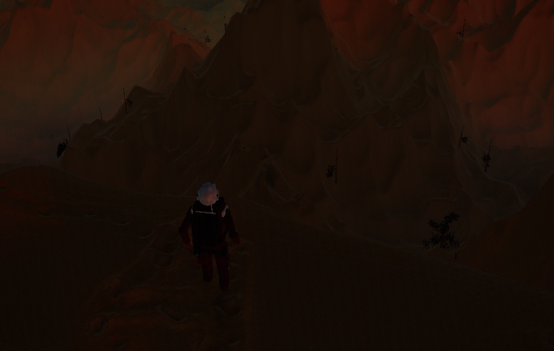 A real frame of A canyon with a river through it, living in a note.