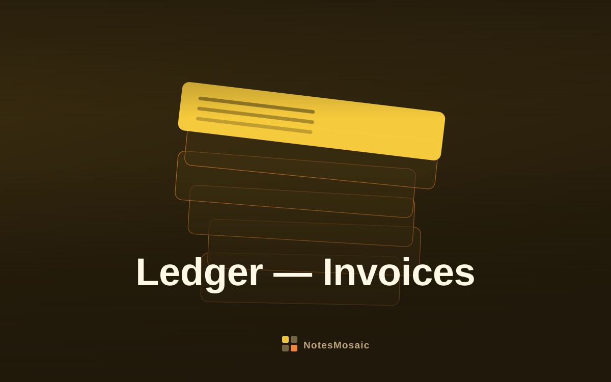 Ledger — Invoices